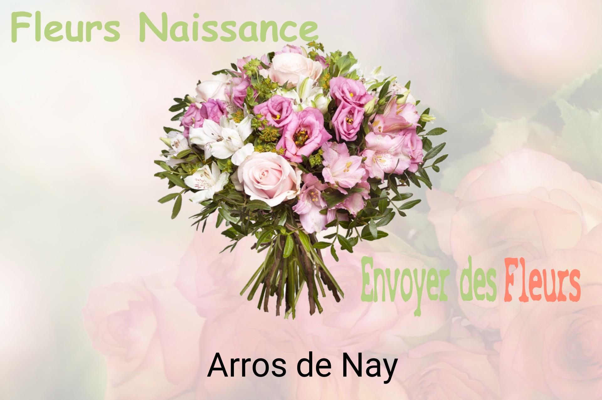 Bouquet de fleurs de naissance livré à Arros-de-Nay