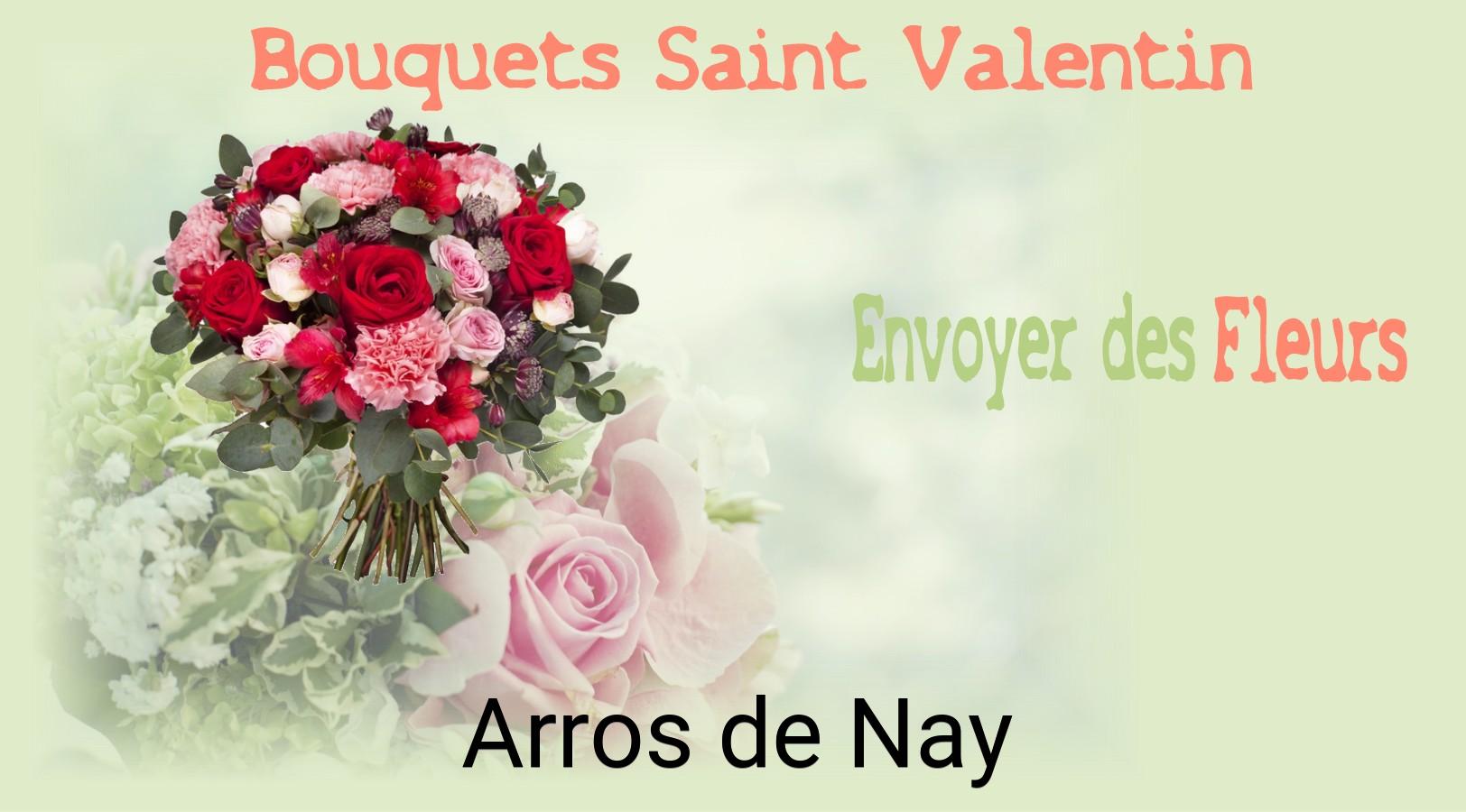 Roses de Saint-Valentin livrées à Arros-de-Nay